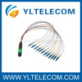 MPO to LC Fiber Optic Patch Cord,4, 8, 12, 24 Fiber for optical CATV